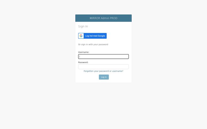 Screenshot of refinemirror.com