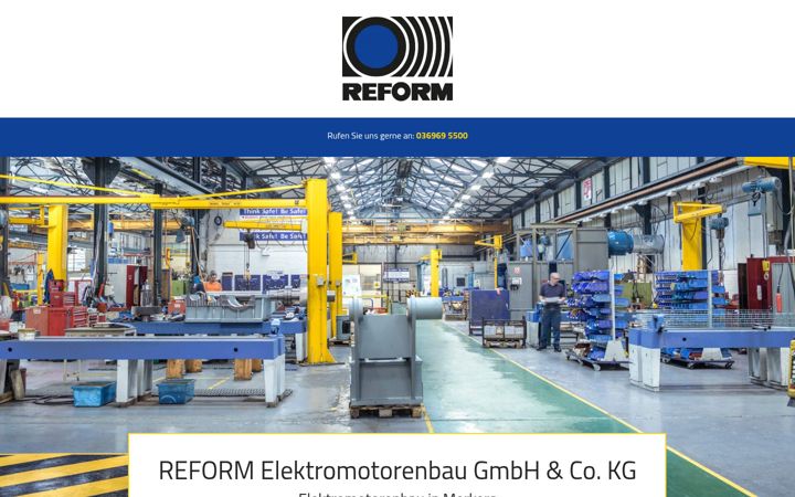 Snímek obrazovky reform-elektromotorenbau.de