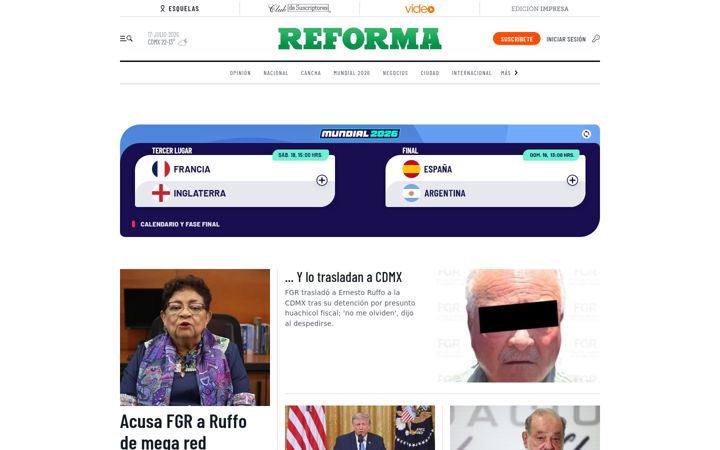 Skjámynd af reforma.com