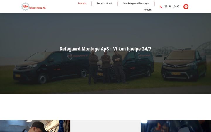 Ekrano kopija refsgaardmontage.dk