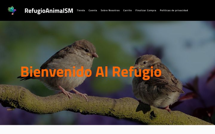 Screenshot von refugioanimal.duckdns.org