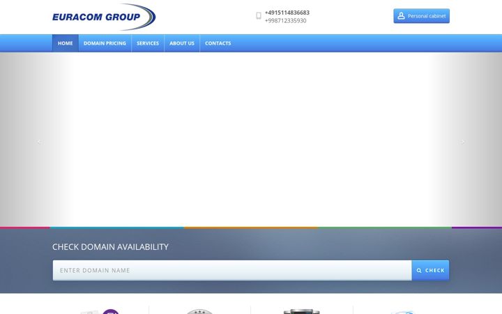 Screenshot of reg.uz