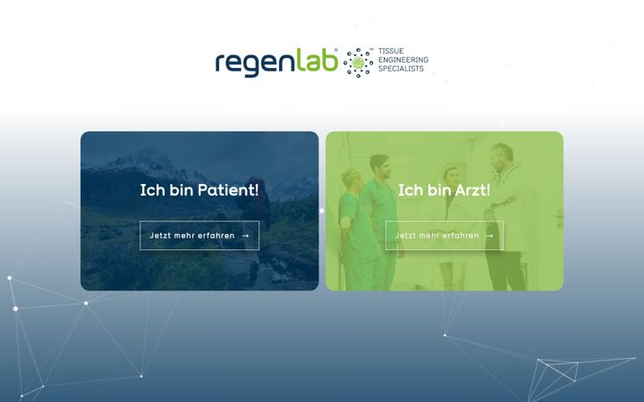 Екранна снимка на regenlab.de