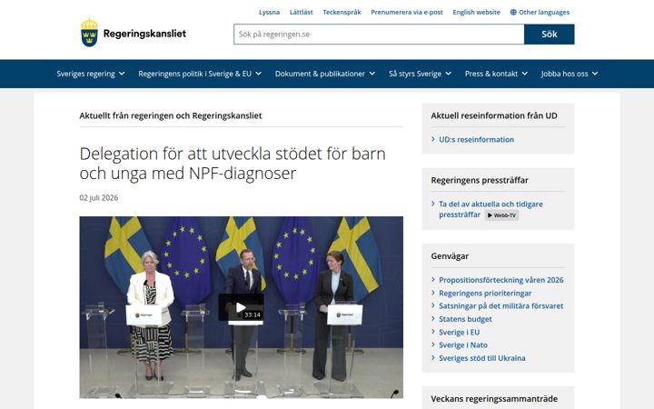 regeringen.se