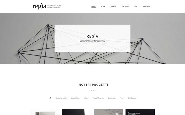 Screenshot of regiacomunicazione.it