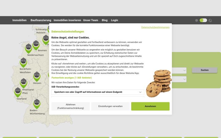 Screenshot of regionalimmobilien24.de