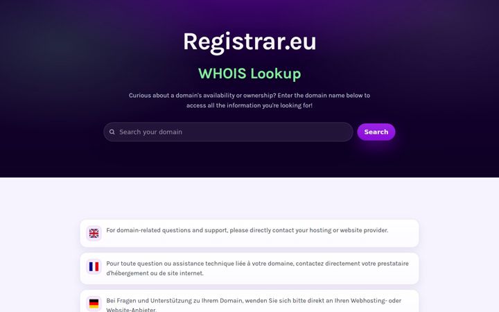 registrar.eu
