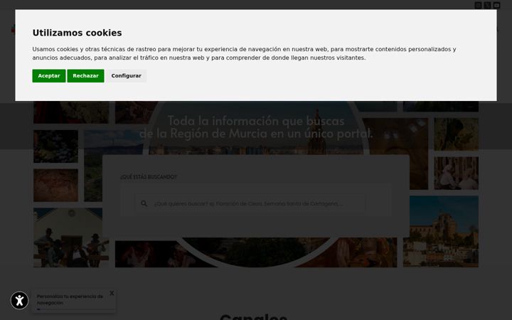 Screenshot of regmurcia.com