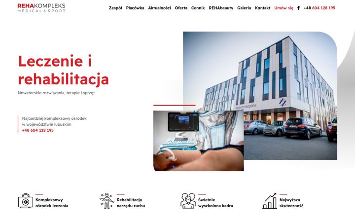 Screenshot of rehakompleks.com