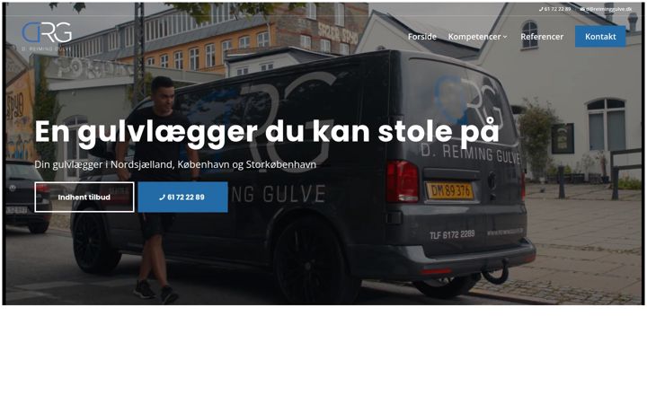 Captura de ecrã de reiminggulve.dk