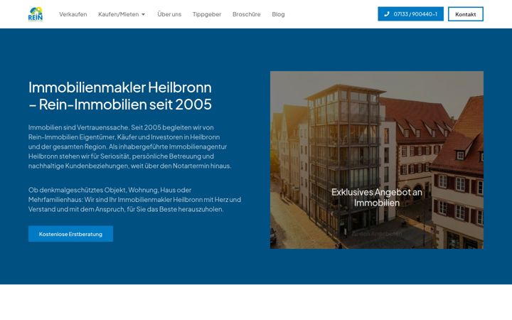 Ekrano kopija rein-immobilien.de