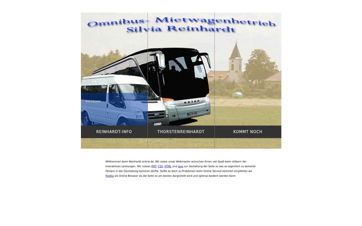 Screenshot of reinhardt-online.com