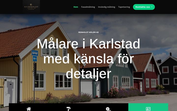 Screenshot of reinholdtmaleri.se