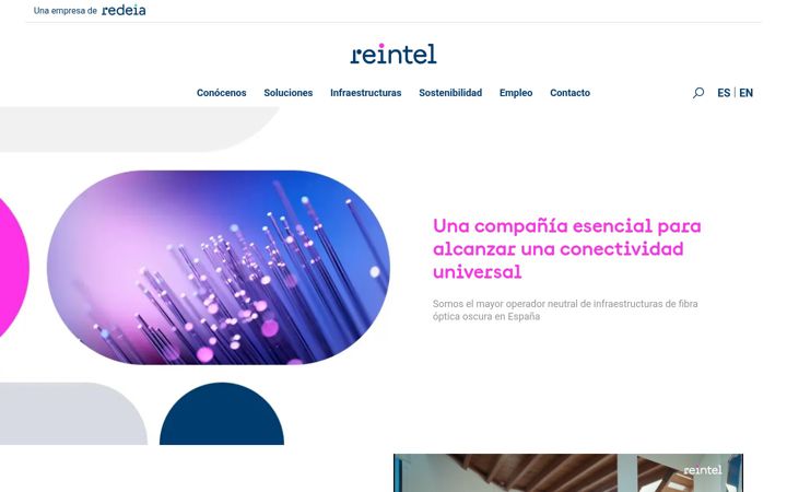 Captura de pantalla de reintel.es