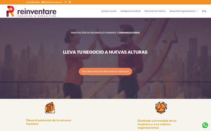 Screenshot of reinventare.mx