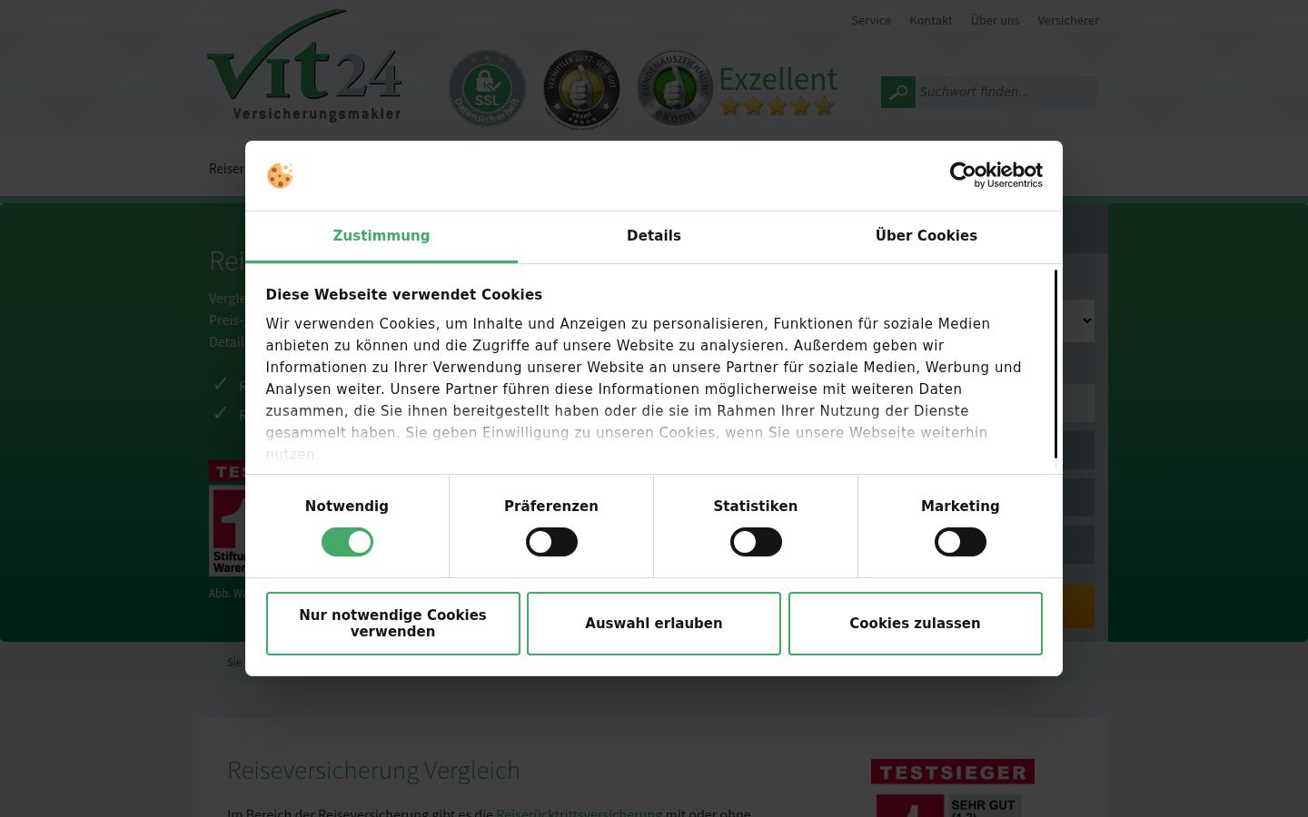 Snímek obrazovky baneru souhlasu zobrazeného před jakoukoli interakcí