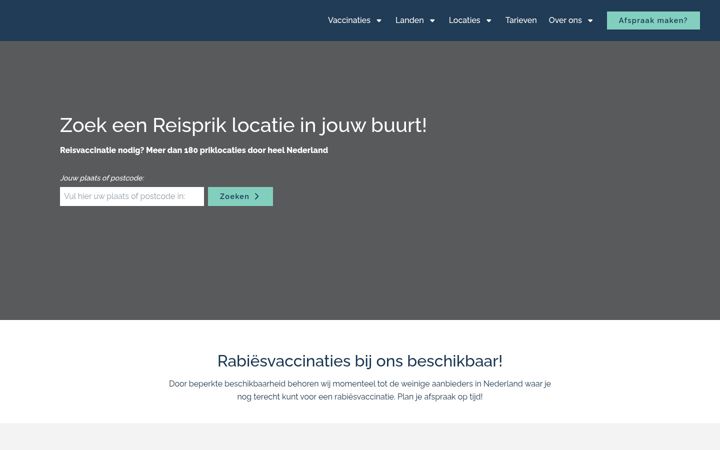 Képernyőkép: reisprik.nl