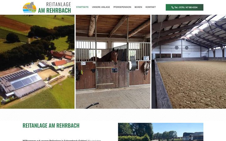 Screenshot of reitanlage-am-rehrbach.de