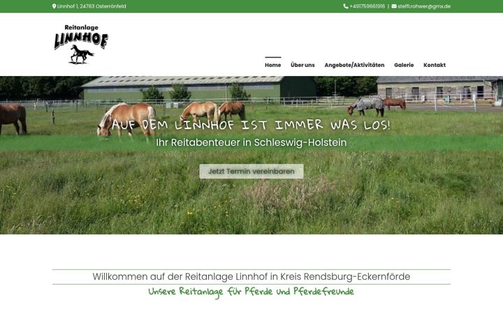 Screenshot of reitanlage-linnhof.de