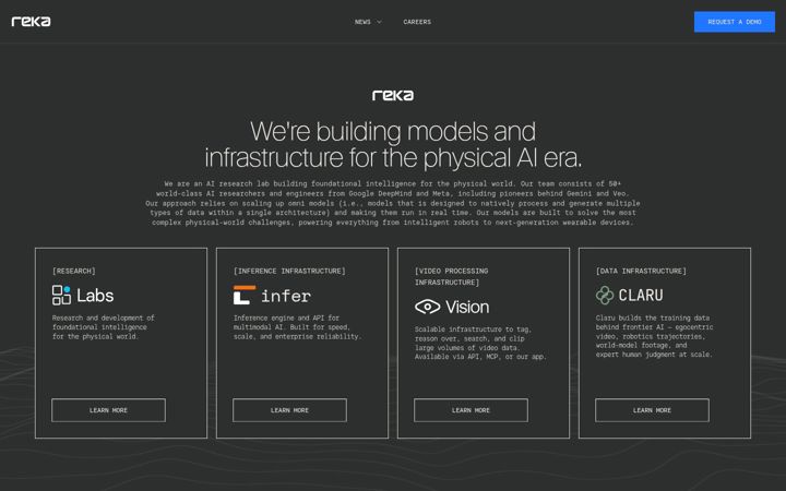 Screenshot of reka.ai