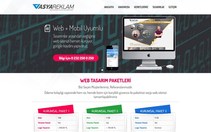 Ekraanipilt saidist reklamasya.com