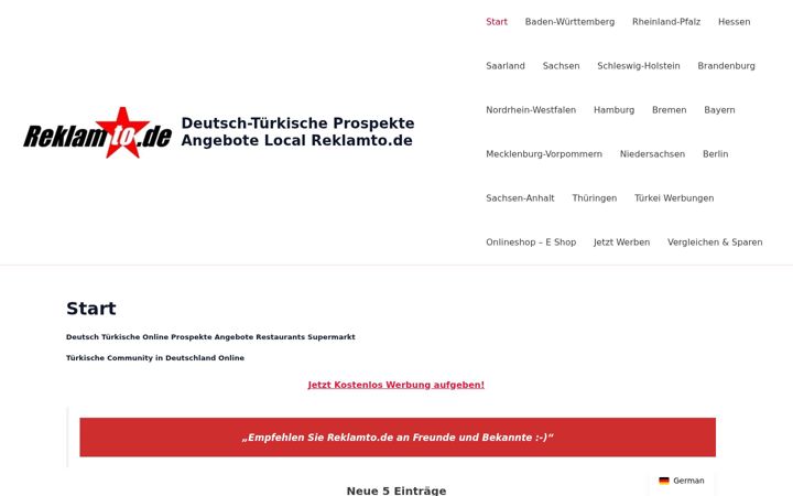 Zrzut ekranu reklamto.de