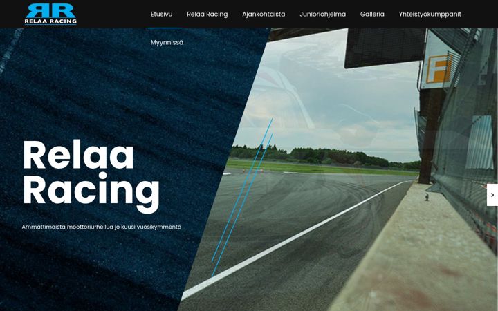 Screenshot of relaaracing.fi