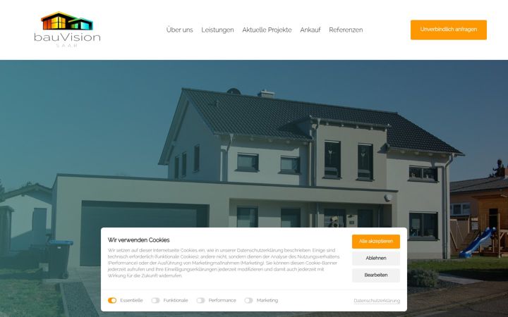 Screenshot of relax-bau.de