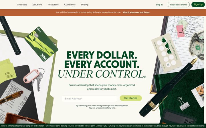 Screenshot of relayfi.com