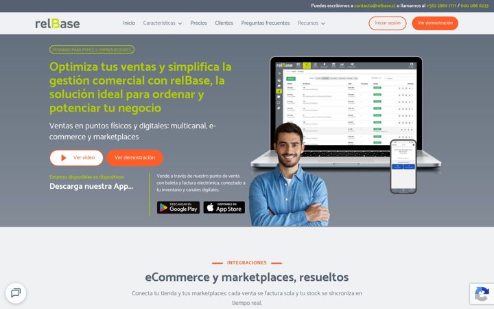 Screenshot of relbase.cl