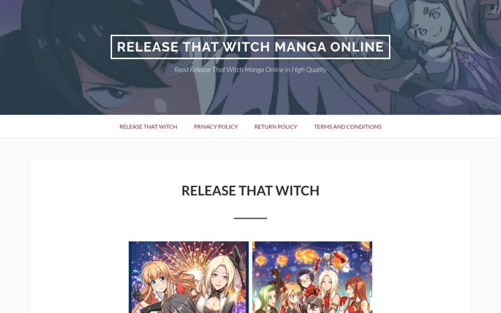 Screenshot of releasewitch.com