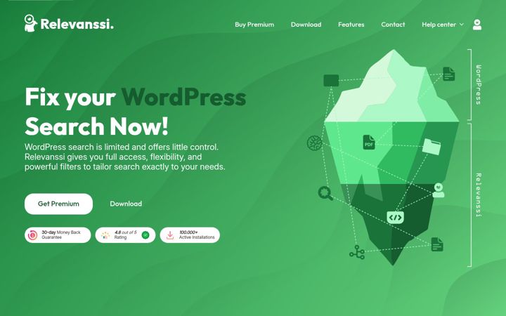 Screenshot ta' relevanssi.com