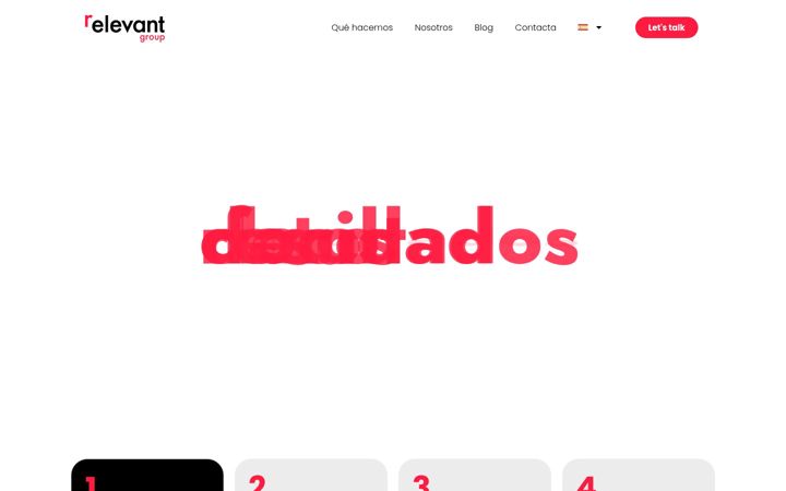 Screenshot of relevantgroup.media