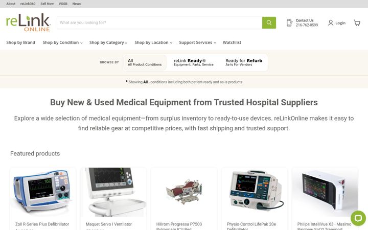 Screenshot of relinkonline.com
