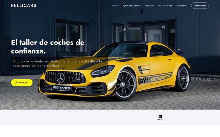 Screenshot of rellicars.com
