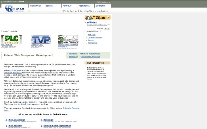 Screenshot of relmax.net