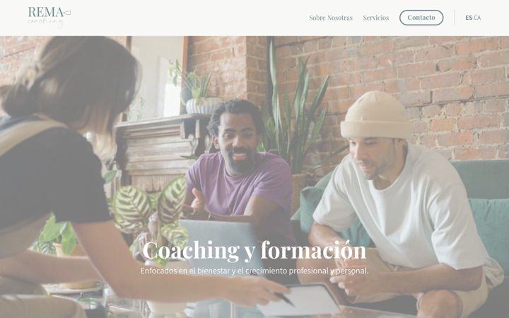 Screenshot of rema-coaching.es