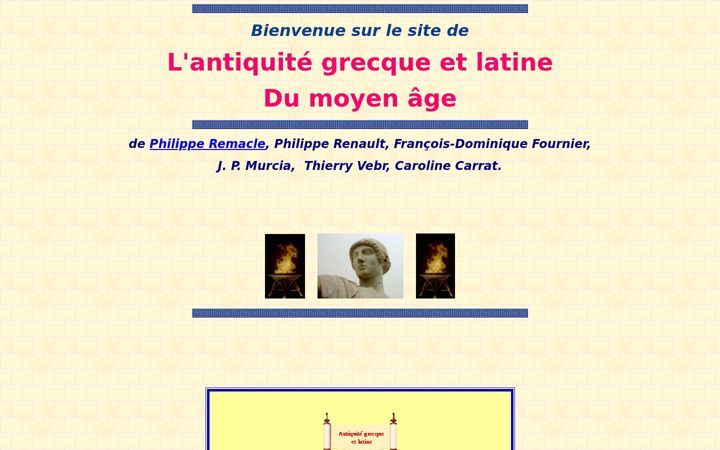 Screenshot of remacle.org