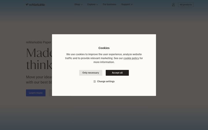 Screenshot of remarkable.engineering