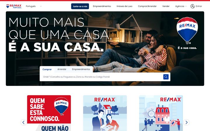 Screenshot of remax.pt