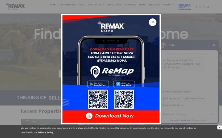 Screenshot of remaxnova.com