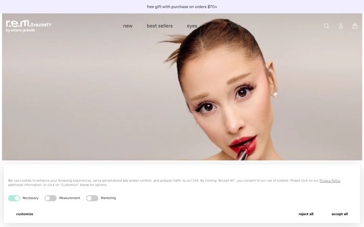 Screenshot of rembeauty.com