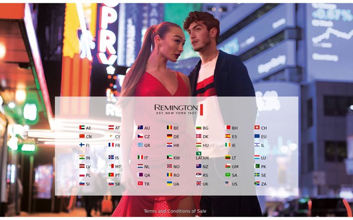 Screenshot of remington-europe.com