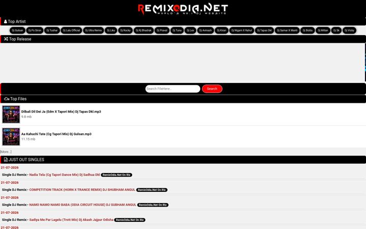 Screenshot of remixodia.net