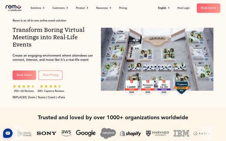 Screenshot di remo.co