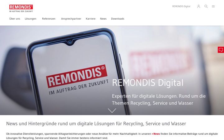 Screenshot of remondis-digital.com