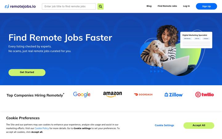 Screenshot of remotejobs.io