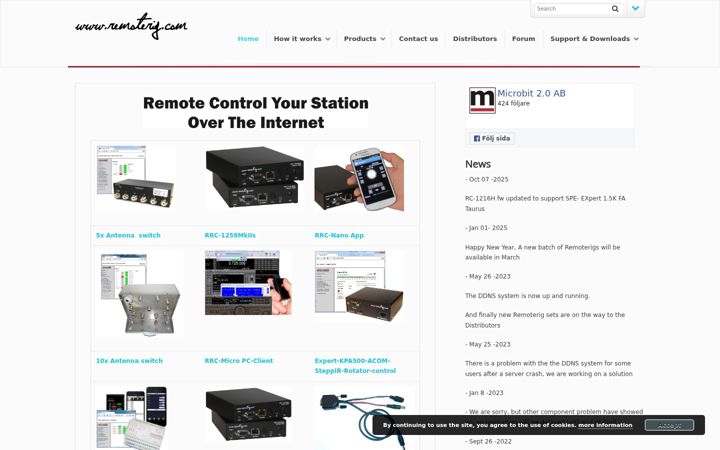 Screenshot of remoterig.com