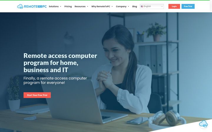 Screenshot of remotetopc.com