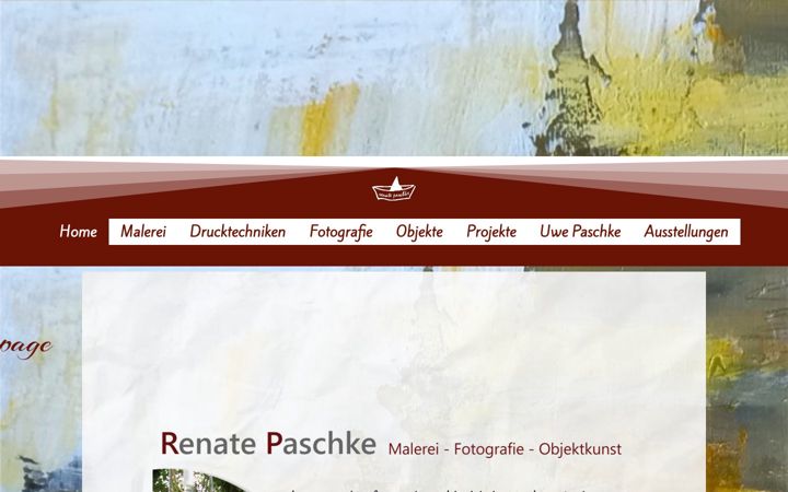 Skærmbillede af renate-paschke.de